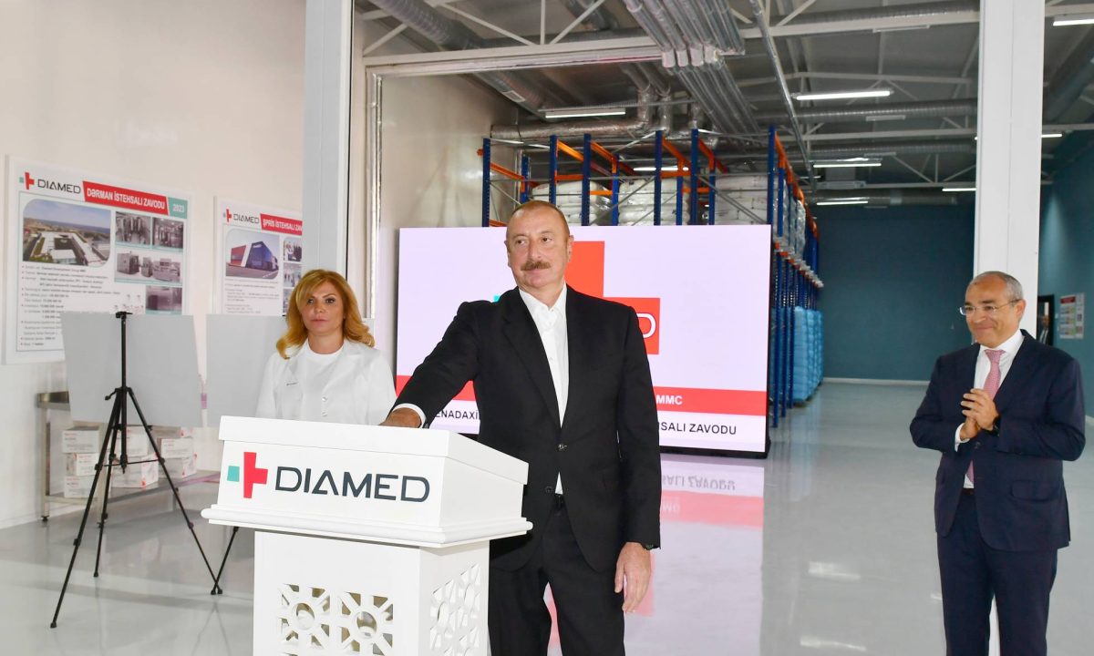 Medicines manufacturing plant opened by “Diamed Development Group” LLC